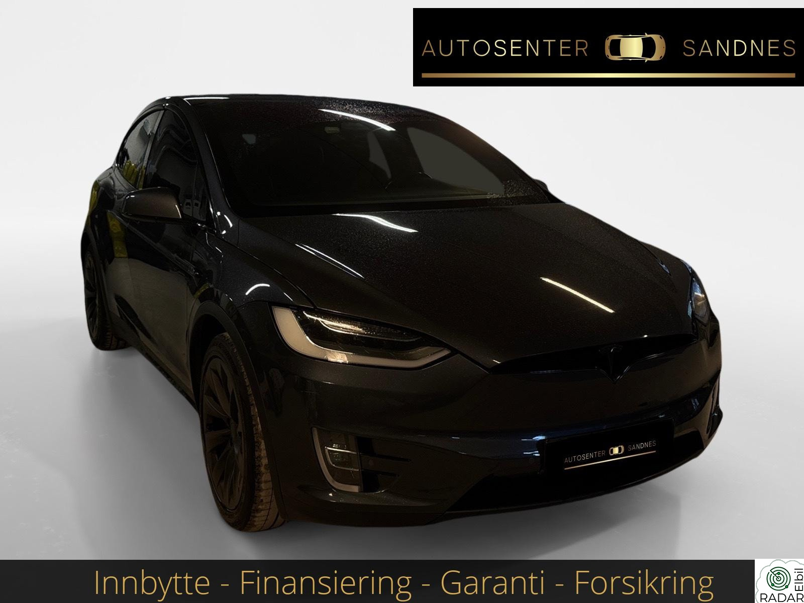 TESLA Model X 7-seter/ Skinn/ H.feste/ EU28/ 360/ Pano/ Navi +++