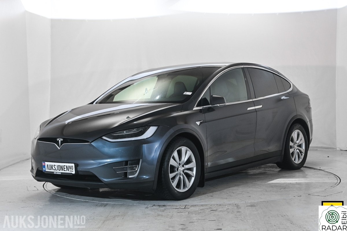 TESLA Model X 75D 7-SETER HENGERFESTE PREMIUM LYD & INTERIØR