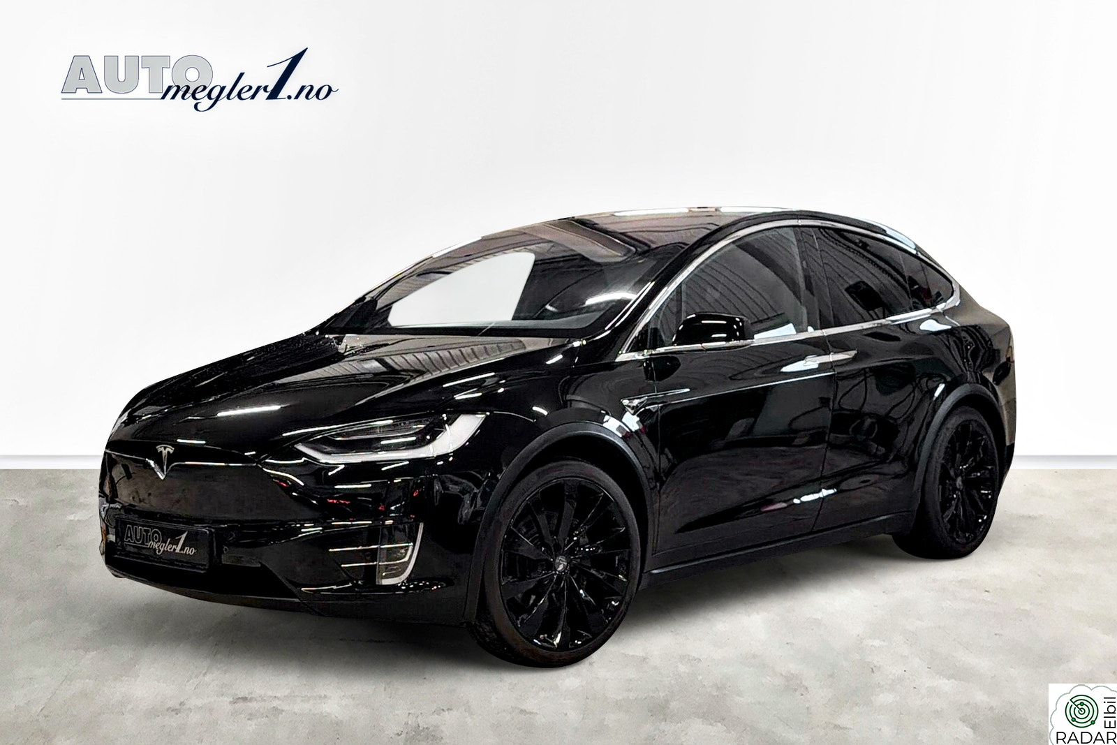 TESLA Model X 75D 4WD 7-s,22",Luftfjæring,Hengerfeste,Garanti,Lav km!