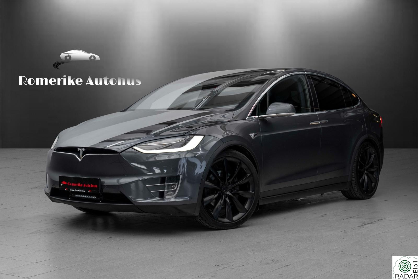 TESLA Model X 75d AWD 7S // UltraHiFi, Vinter, Carbon, CCS, 22"ONYX++