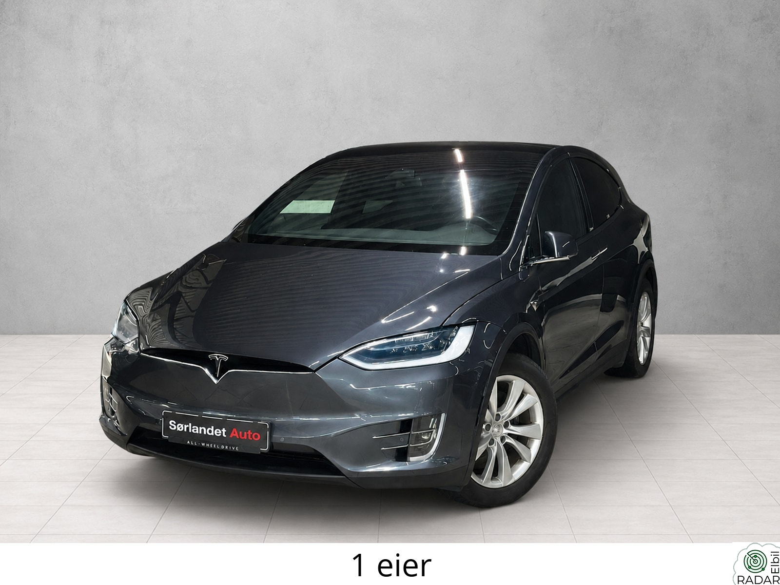 TESLA Model X 75D-7 seter-AP-KROK-Vinterpakke-CCS-Luftfjæring +++