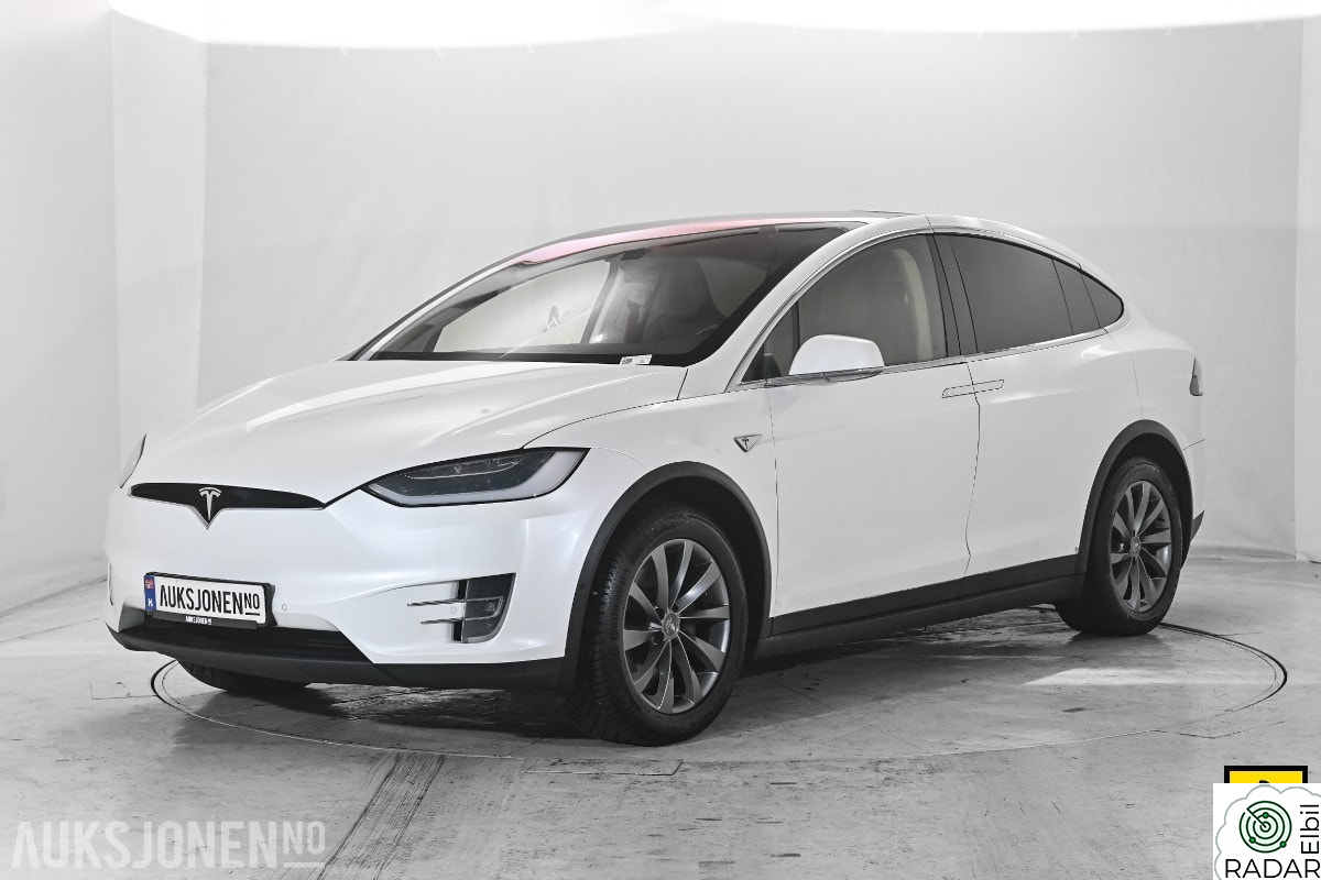 TESLA MOTORS Model X 90D 7-SETER HENGERFESTE PREMIUM LYD & INTERIØR