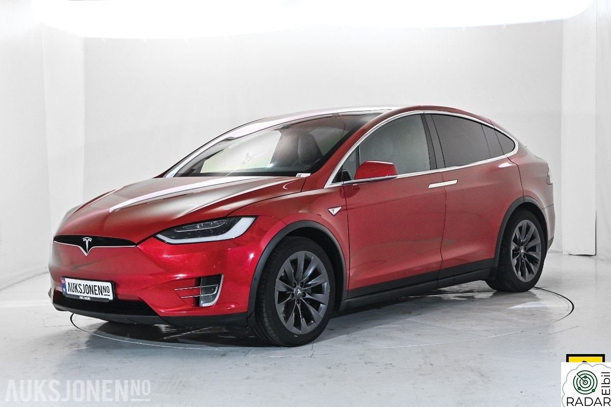 TESLA MOTORS Model X 90D 7-SETER HENGERFESTE PREMIUM LYD & INTERIØR
