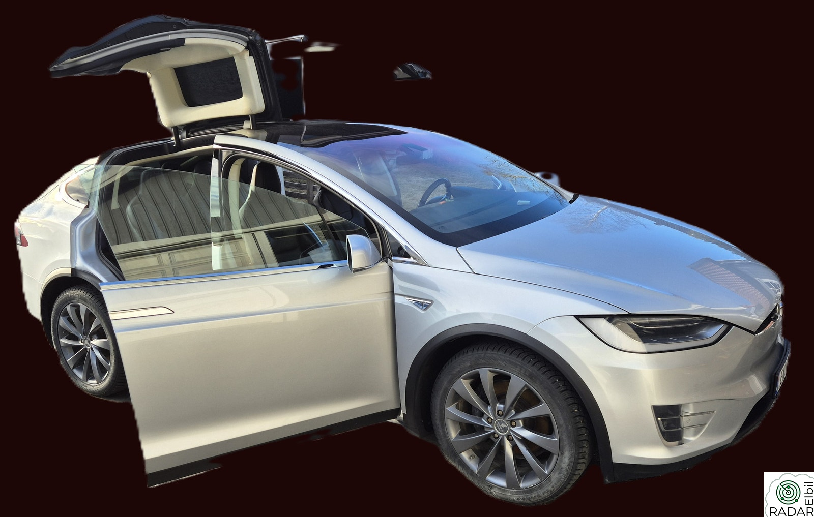 TESLA MOTORS Model X 75 - 7 seter - Ubegrenset gratis Tesla lading