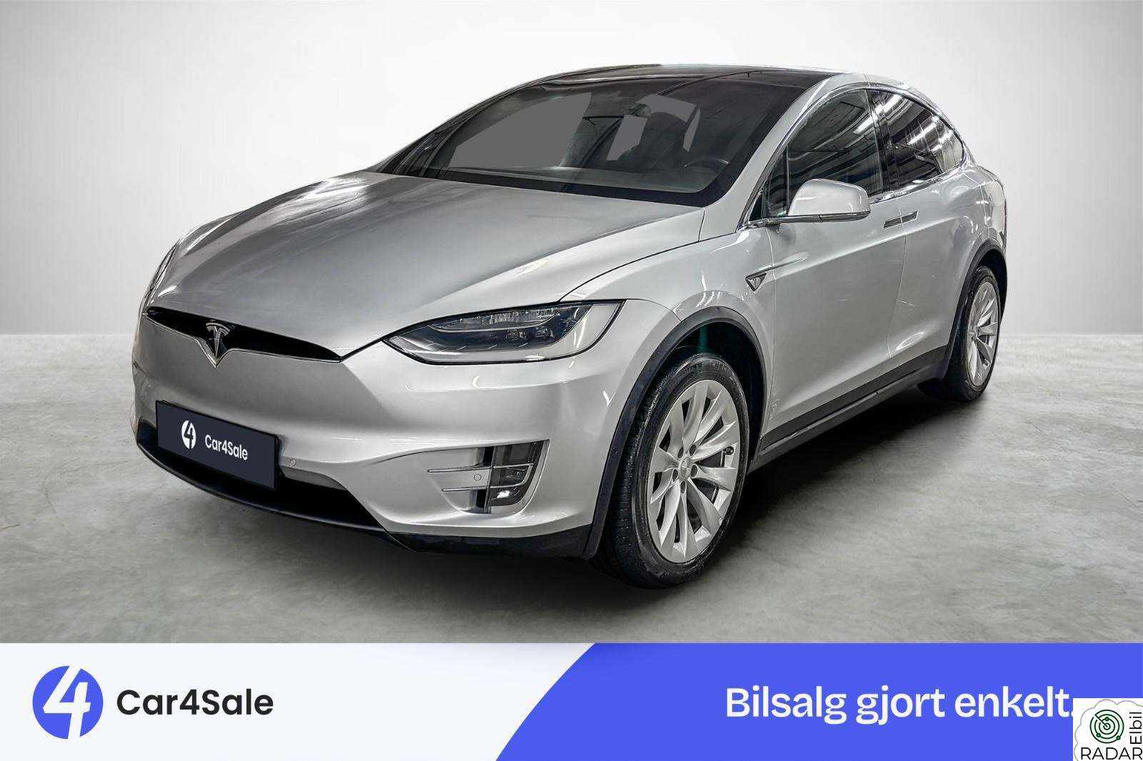 TESLA MOTORS Model X 60D Gratis Lading 7-seter/ Krok/ Autopilot/ Vinterpakke
