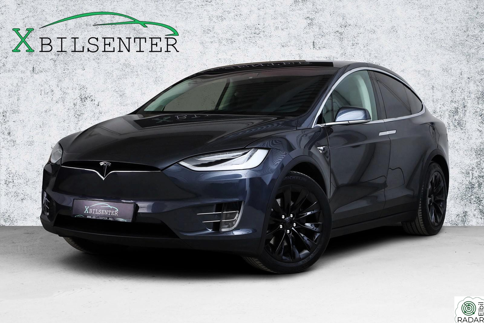 TESLA MOTORS Model X 75D // AUTOPILOT VINTER PREMIUM SKINN LUFT CCS KROK++