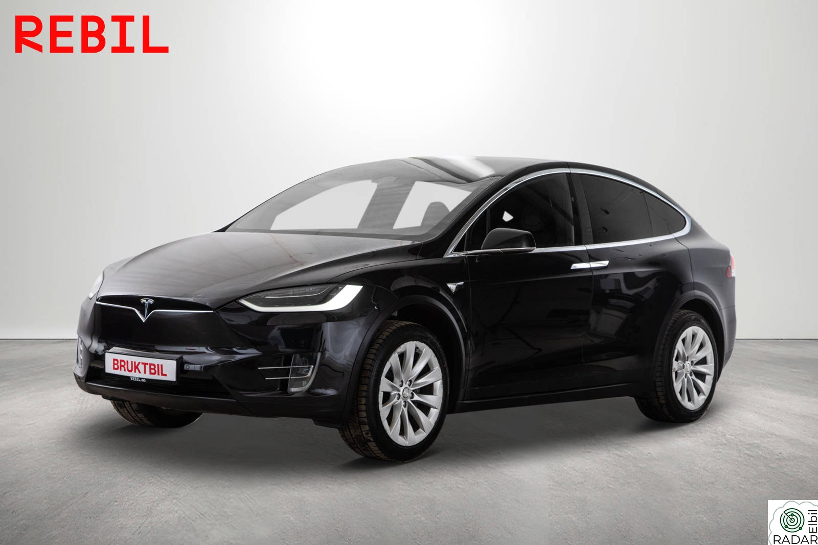 TESLA Model X 75D/6-seter/Skinn/CCS/Hengerfeste