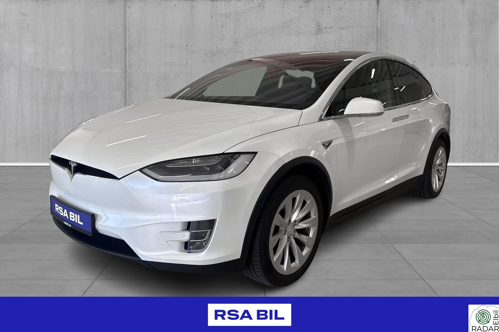 TESLA Model X 75D, 4WD, 6-seter, Summon, LAV KM