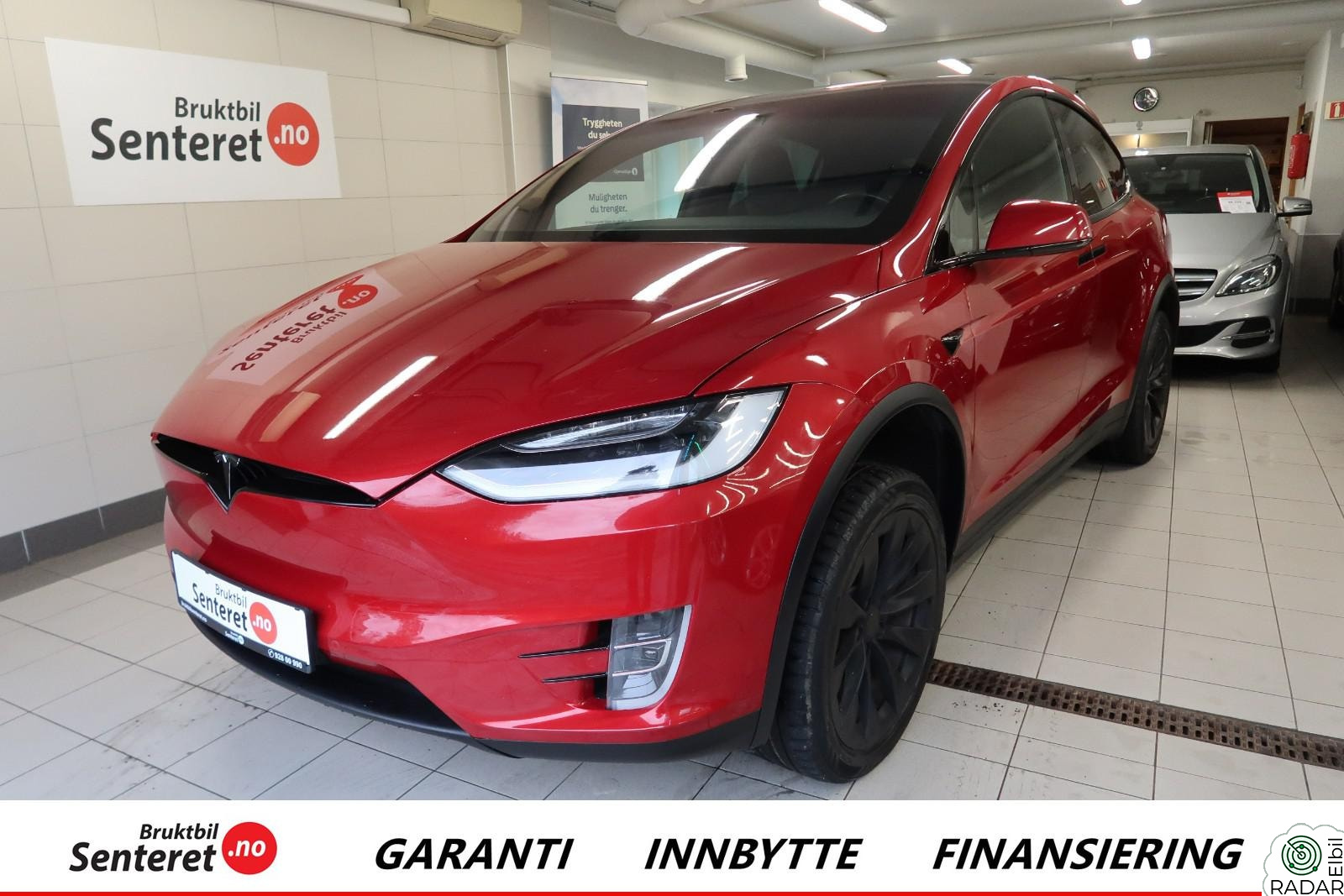 TESLA Model X 75D 7 Seter,Skinn,Navi,Luft,Skinn,Kamera