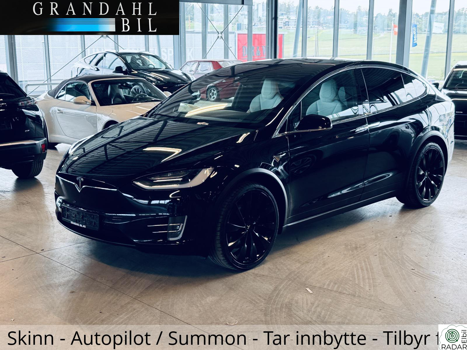 TESLA Model X 75 - 4WD - SKINN - 524 HK - 7-seter - Luft +++
