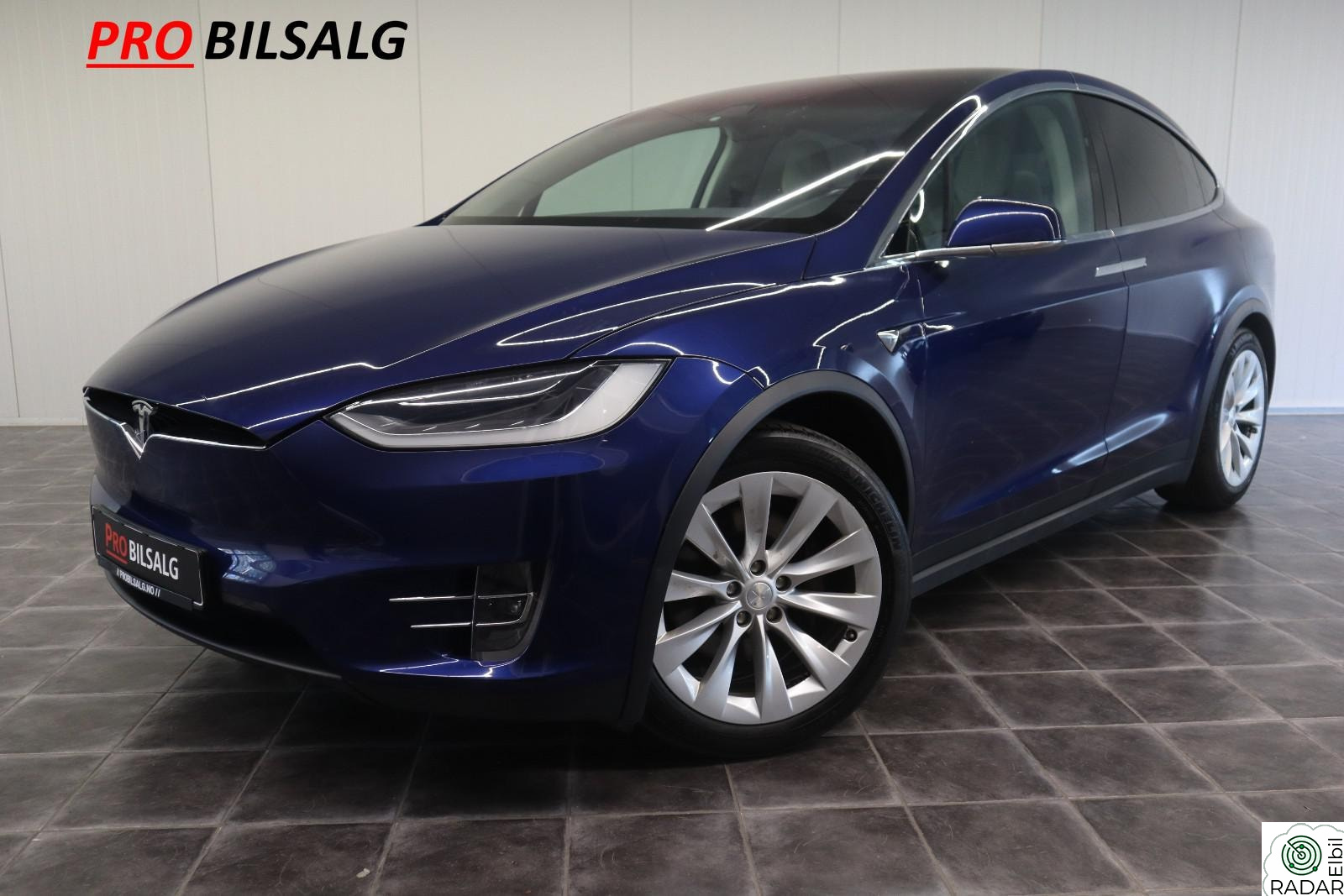 TESLA Model X 75D/AWD/6-SETER/CCS/AUTOPILOT 2.5/SKINN/HENGERFESTE