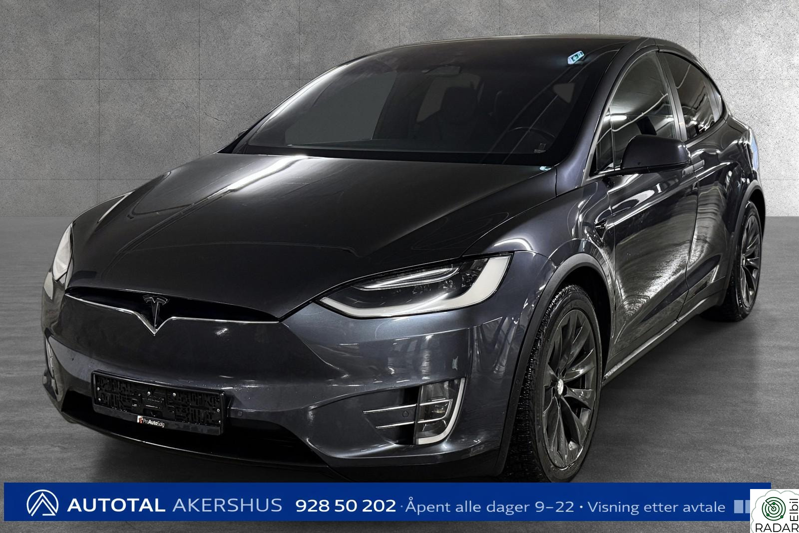 TESLA Model X 100D | 4WD | 7-seter | EAP | Skinn | Premium |Garanti*