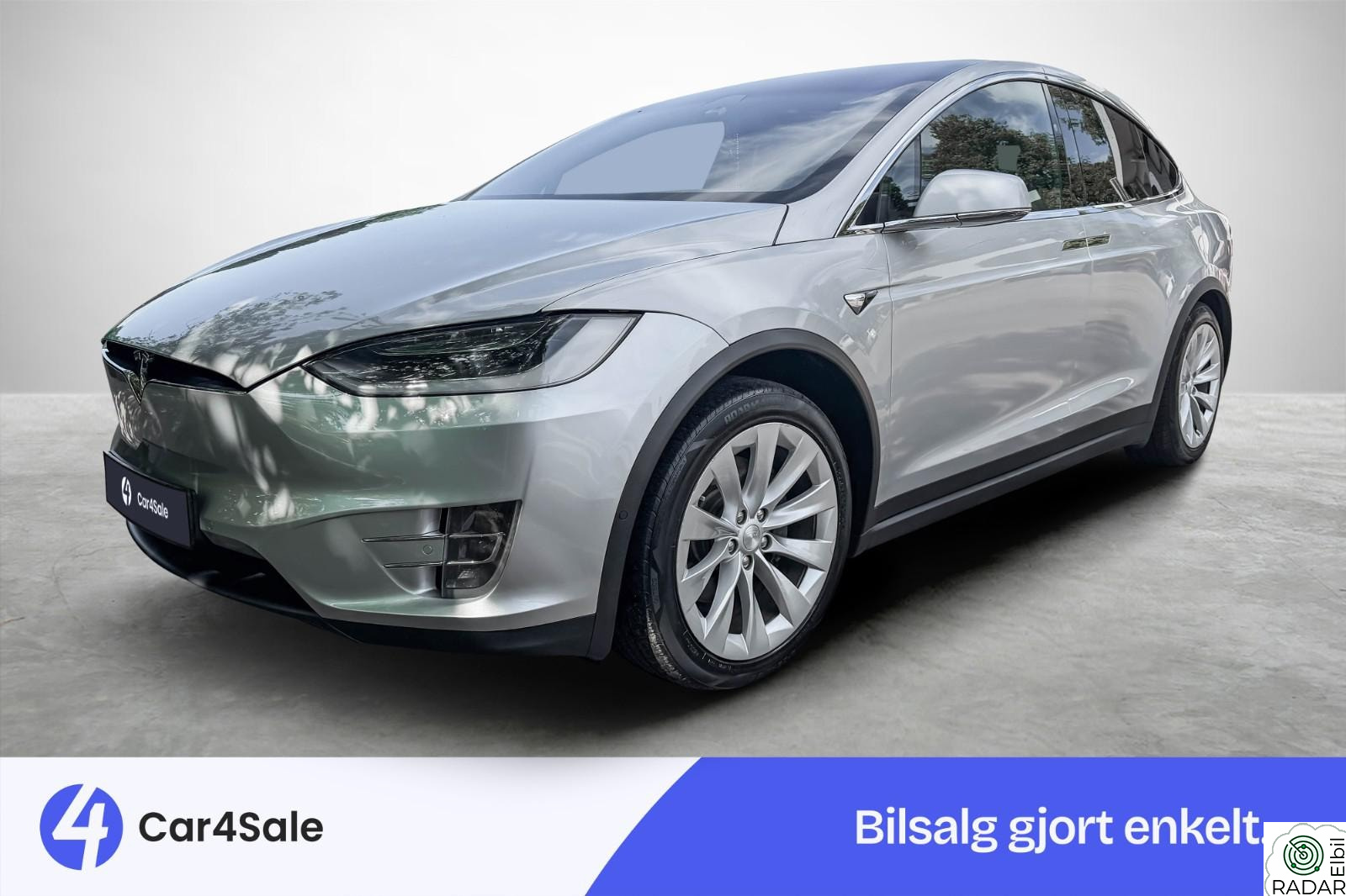TESLA Model X 75D 7-seter/ H.Feste / Del-skinn / R.Kamera / S+V +++