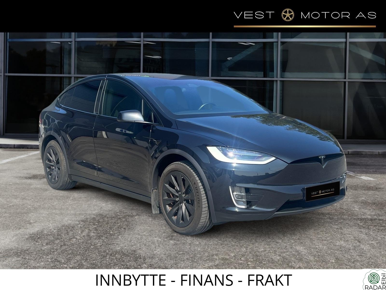 TESLA Model X Påkostet/ Premium/ 7-seter/ Chrome delete/ EU 2028 ++