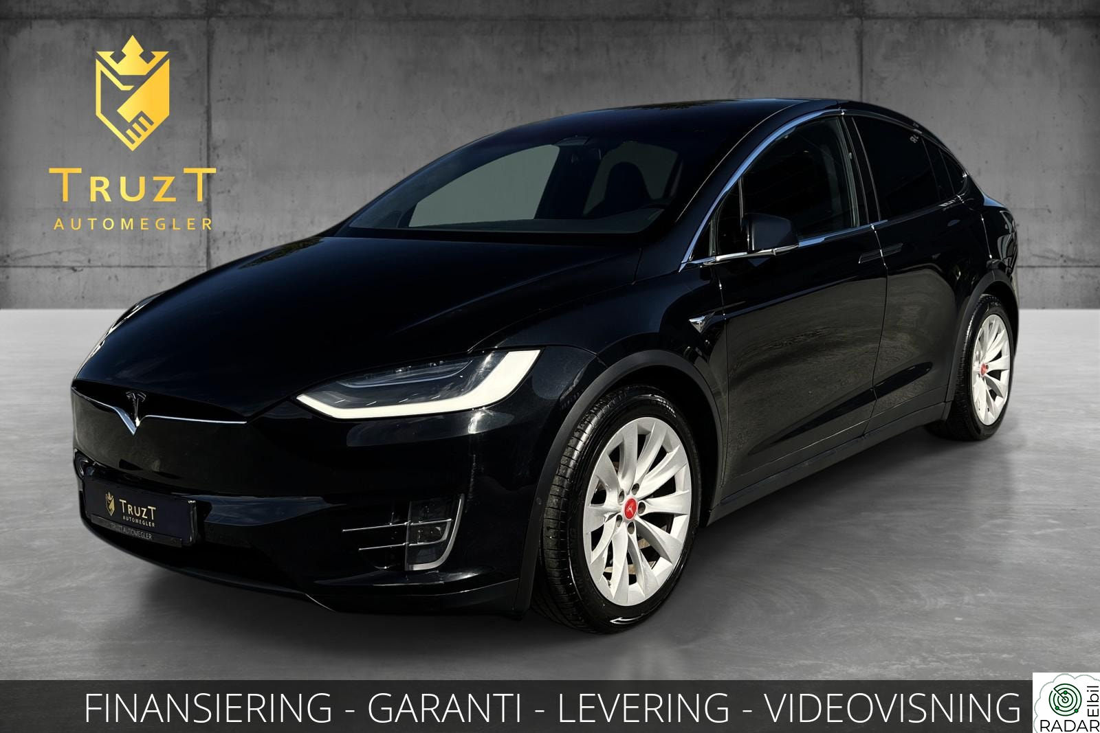 TESLA Model X 100D / Hengerfeste / Skinn / 1 eier / Premium / 5-s +++