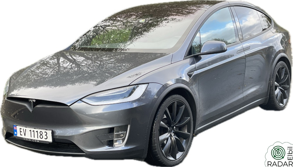 TESLA Model X 100D/4WD/6-seter/LR/CCS/Premium/MCU2/Luftfjær/Krok