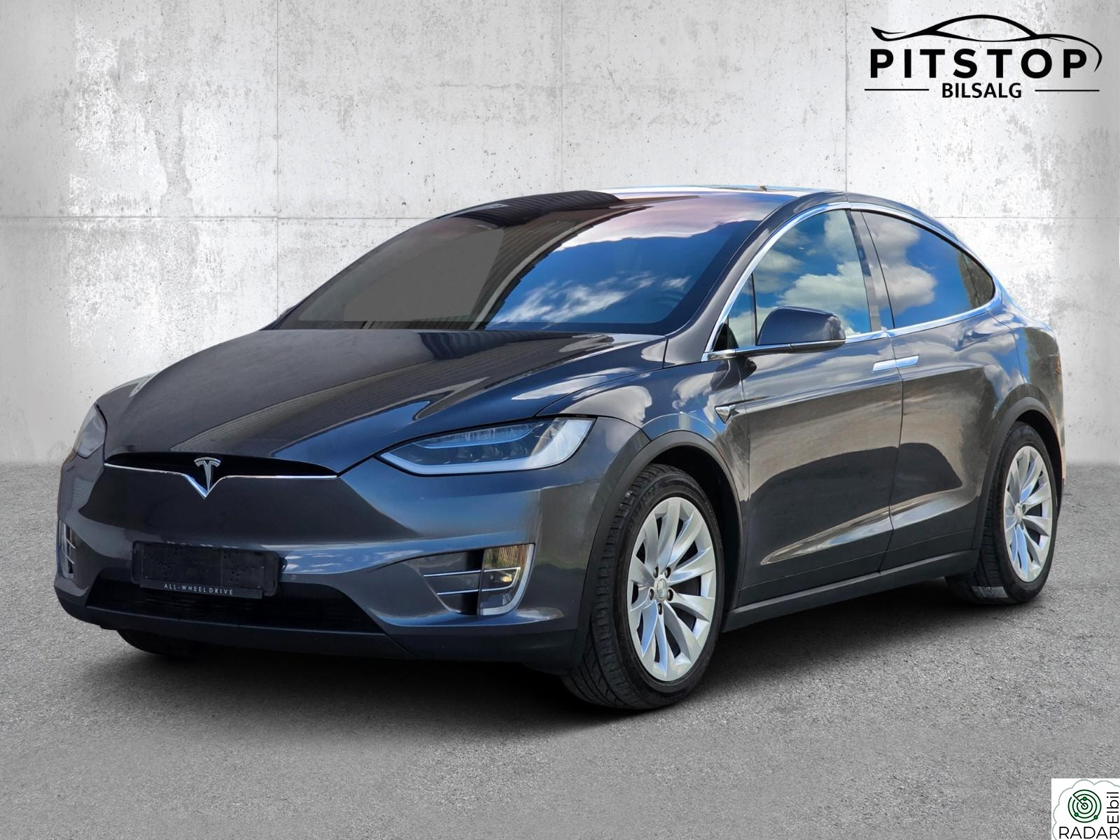 TESLA Model X 75D AWD EAP Skinn Panorama Krok CCS MCU2 Euok28