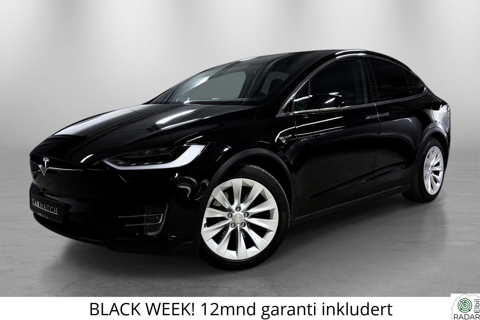 TESLA Model X 100D Long Range AWD ACC Skinn CCS Luftfjæring Ny EU++