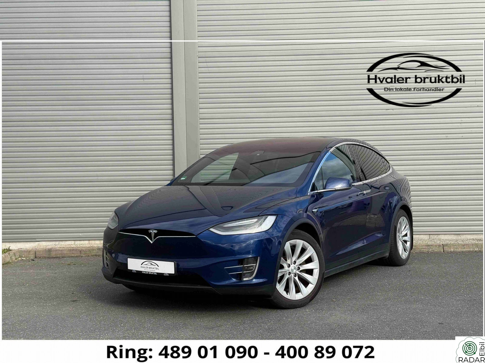 TESLA Model X 75D/ 4WD/ 7-seter/ Hengerfeste/ ACC/ Navi