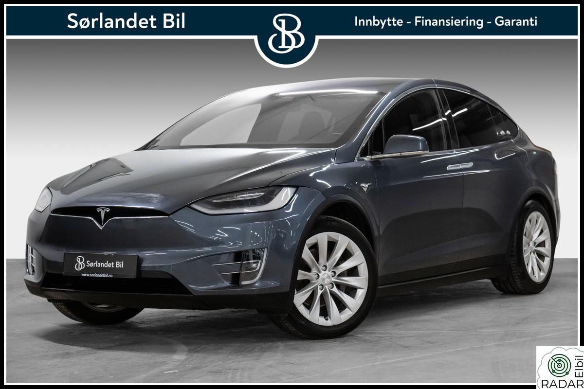 TESLA Model X LONG RANGE AWD / 6-SETER / AP / SKINN / VINTER / KROK