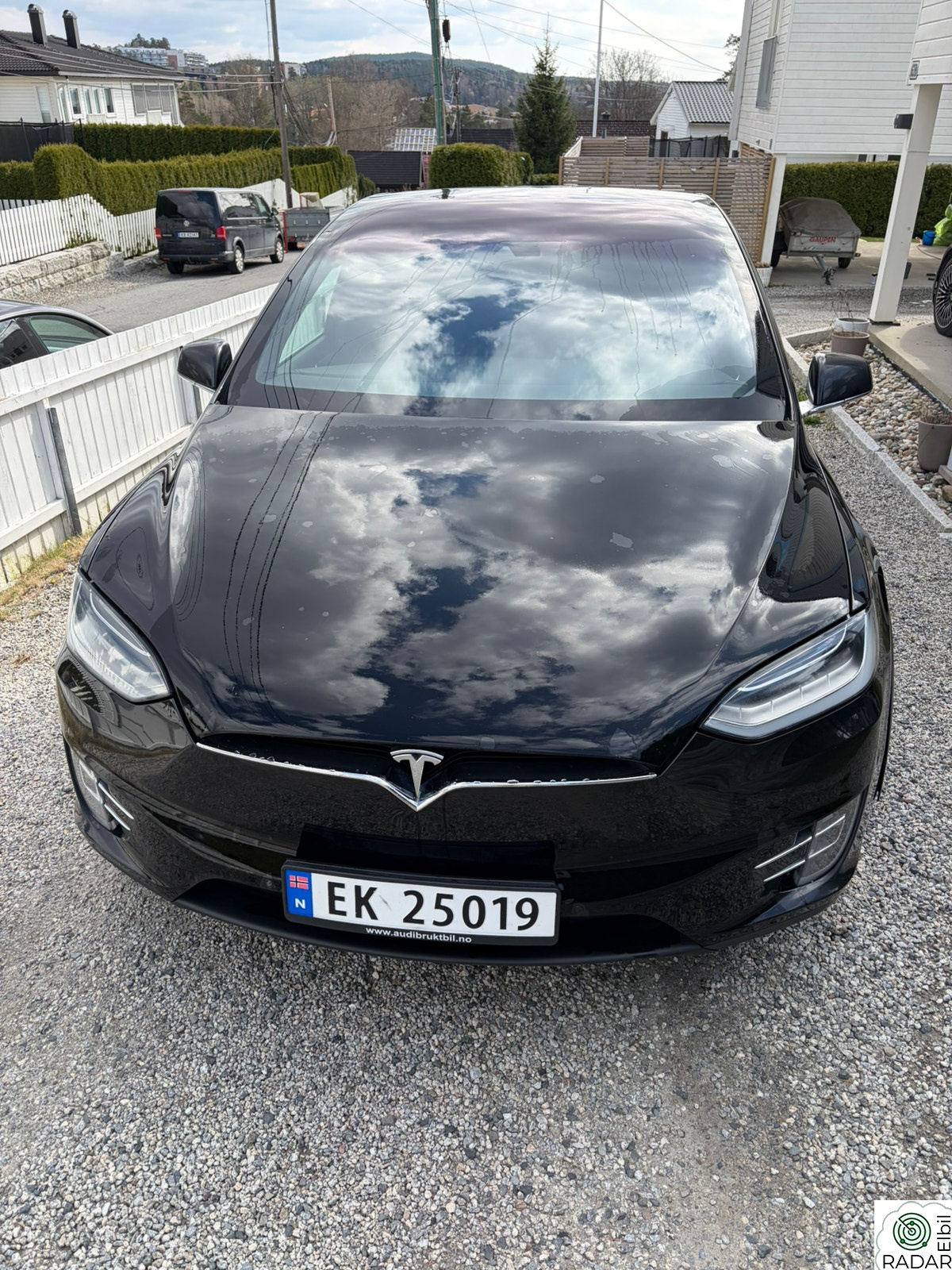 TESLA MOTORS Model X 75D 6 s/Gratis lading/H. feste/Delskinn/AWD