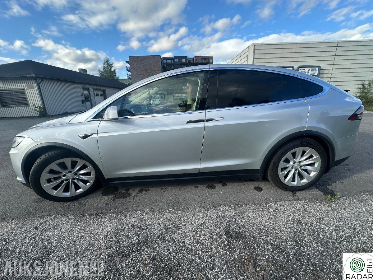 TESLA MOTORS Model X 193KW, EU OK til 09.2027, Hengerfeste, Skinninteriør, S