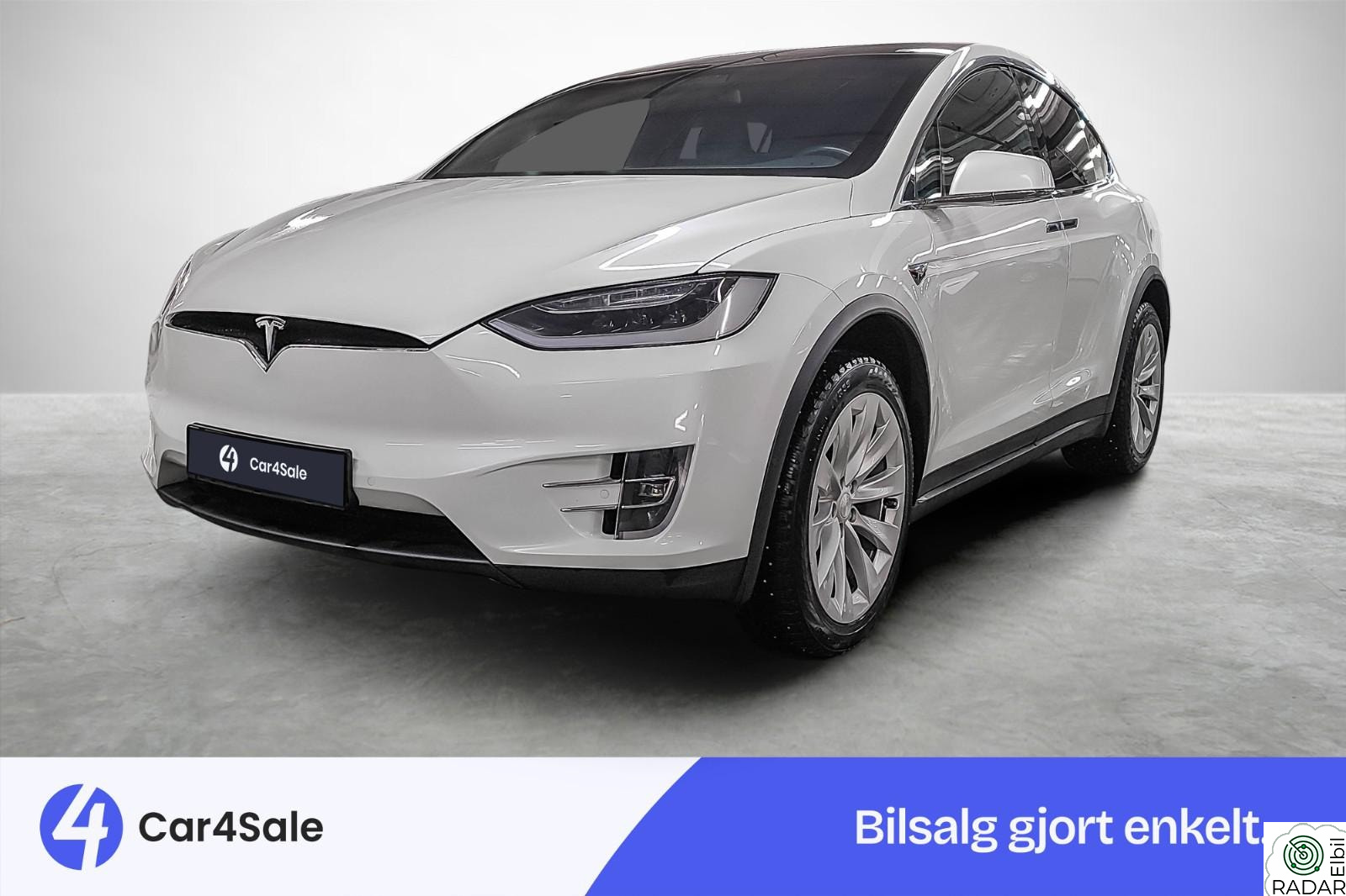 TESLA Model X 75D / 1-eier / Skinn / AP / EU27 / Krok / Vinter / HIFI