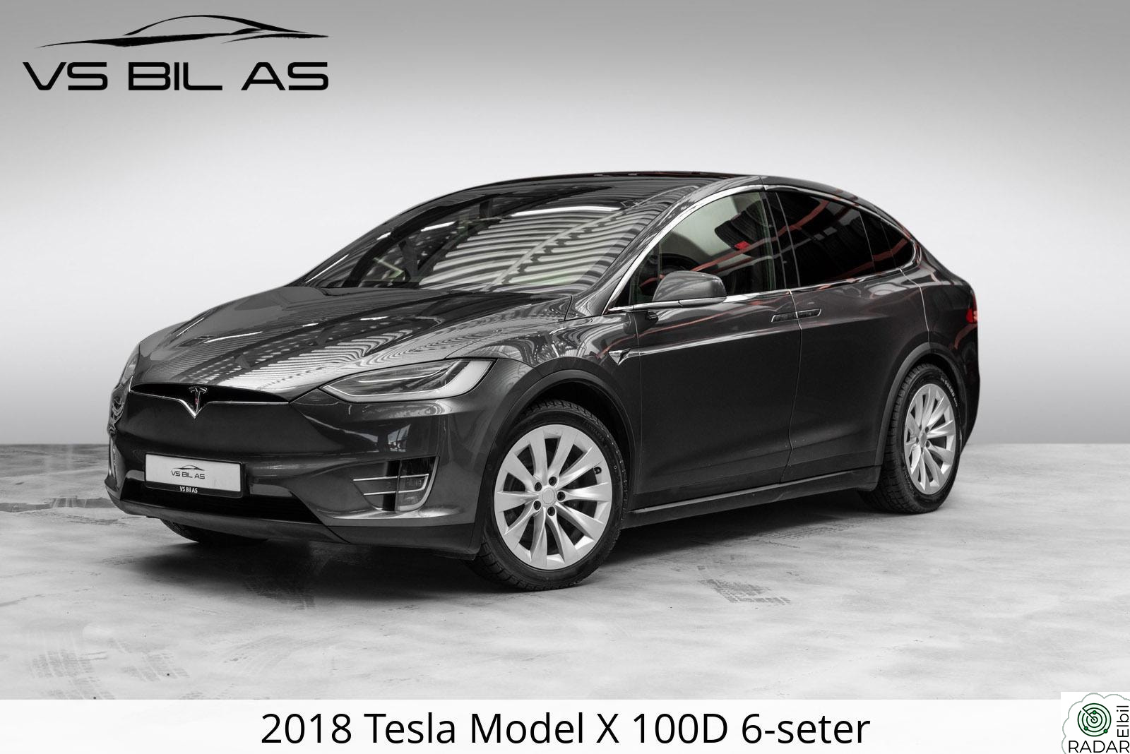 TESLA Model X 100D/6-seter/565km/MCU2/AP2.5/Premium//Luft/Garanti