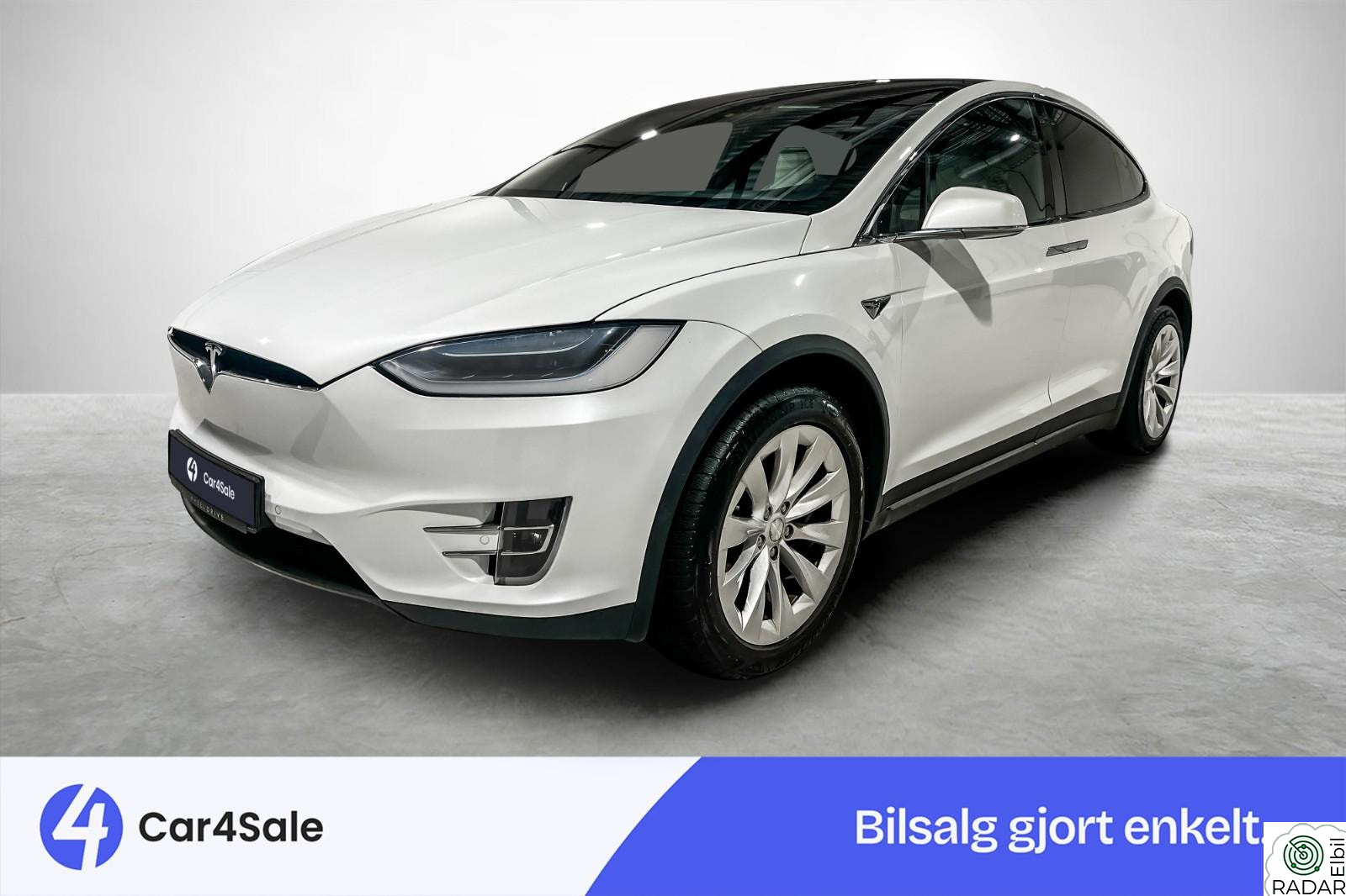 TESLA Model X 75D/ P.Varm/ Premium/ Norsk/ AP/ Krok/ MCU2/ Luft/ DAB+