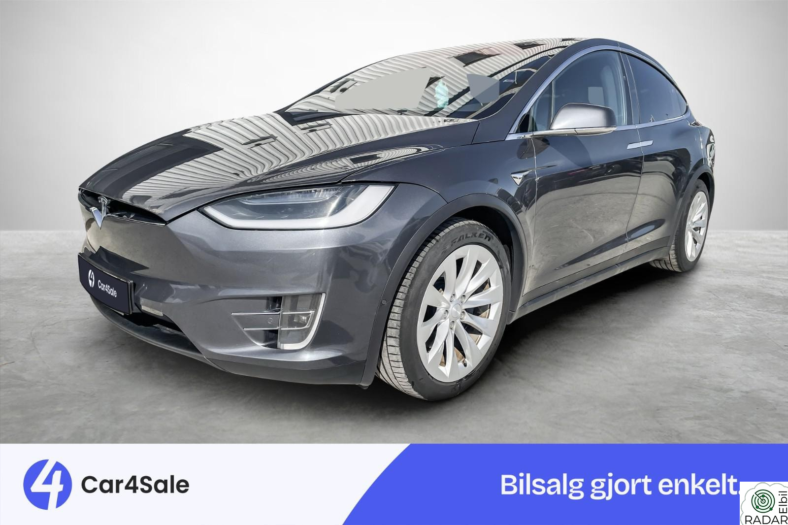 TESLA Model X 75D 417km / Oppgradert Autopilot / Krok / Luftfjæring +