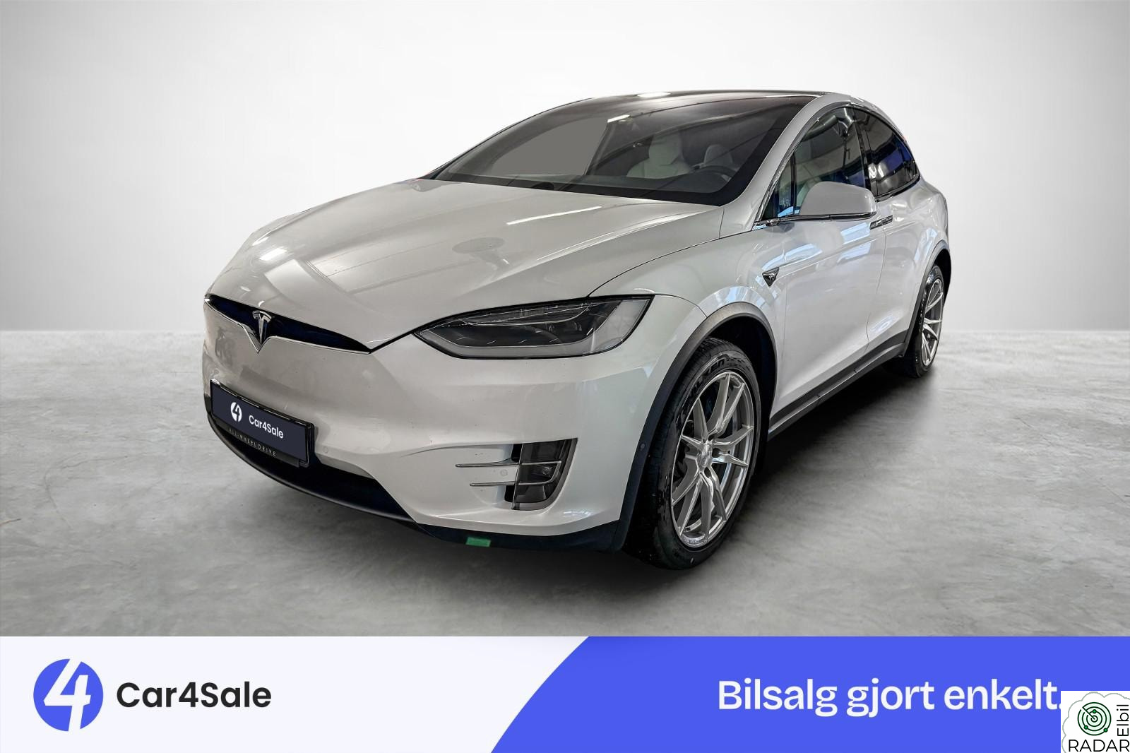 TESLA Model X 75D 417km / 1 Eier / AP / Premium / HiFi / Krok / Skinn