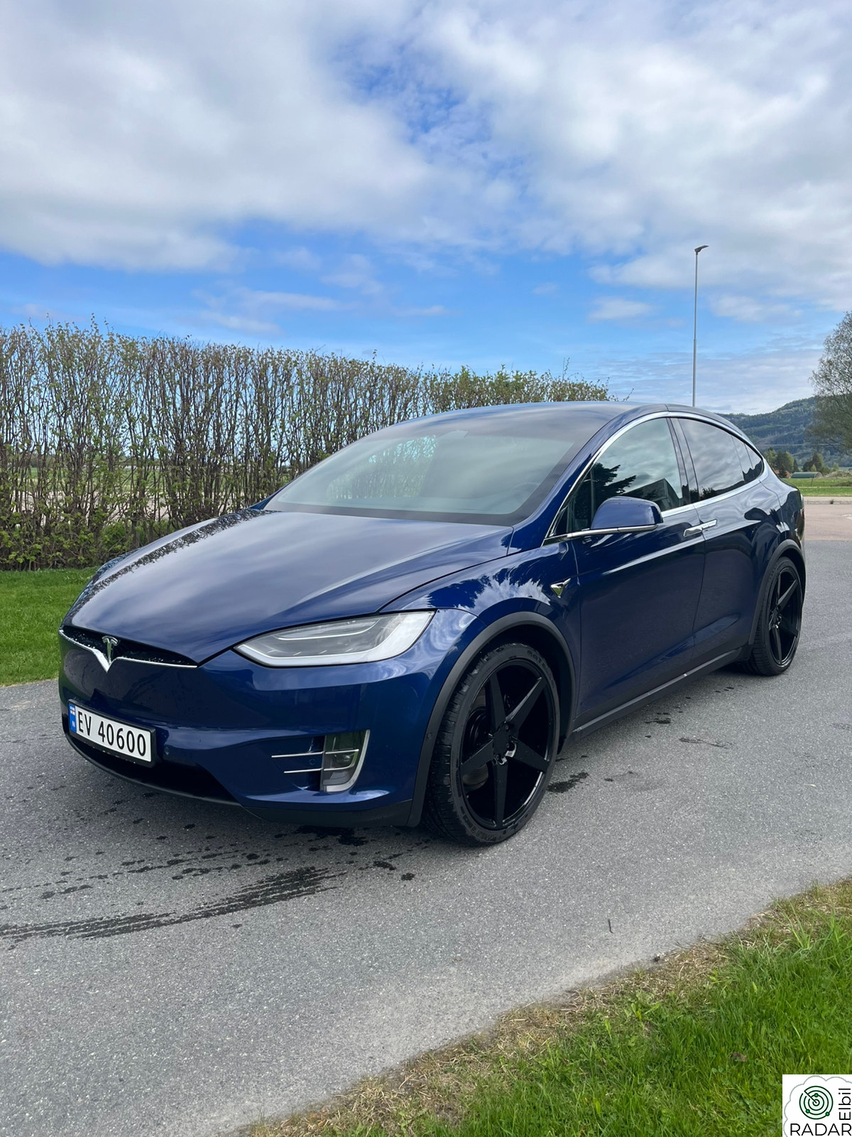 TESLA Model X 75D 4WD 6-s batteri og elmotor garanti 2026