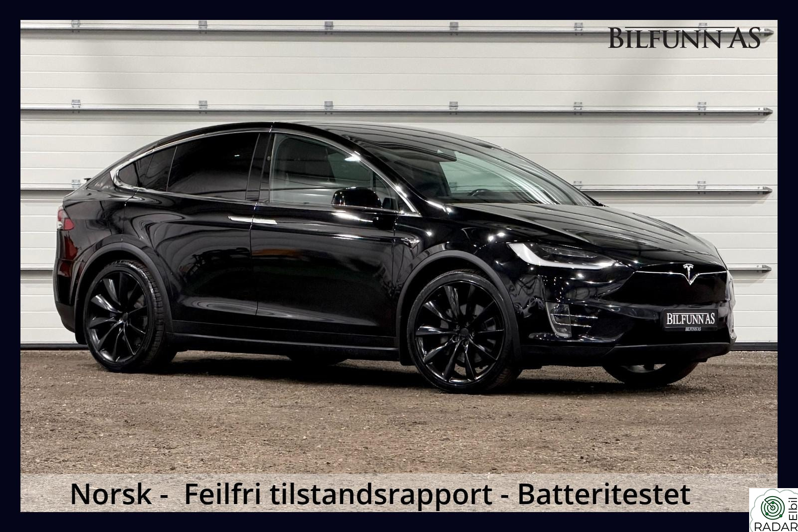 TESLA Model X 100D 7-S, 2 år Ekstra Garanti, Vinterpakke, Krok, Pen