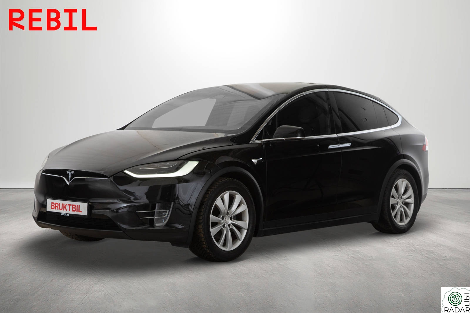 TESLA Model X 75D/6-seter/EAP/Premium lyd/MCU2/CCS/Vinterpakke/Krok