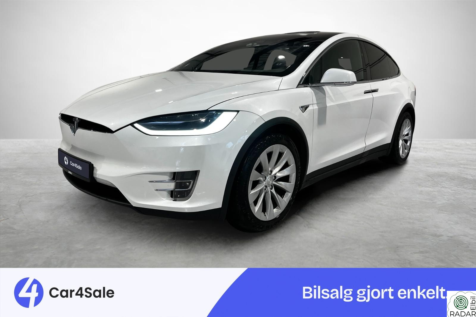 TESLA Model X 100D LR 7-s / MCU2 / Premium / Vinter / HIFI / Påkostet