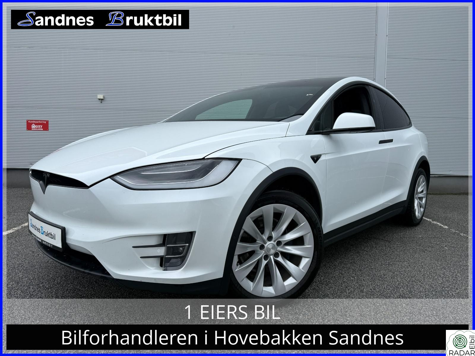 TESLA Model X LONG RANGE RAVEN 6-SETER,SKINN,KROK,ACC,NAVI,TLF,DAB
