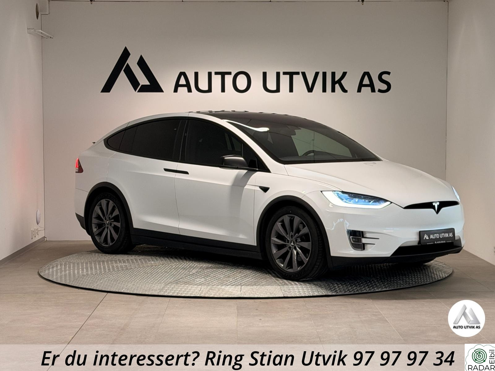 TESLA Model X 100D/LONG RANGE/6-SETER/LUFT FJÆRING/H.FESTE/VINTER.P