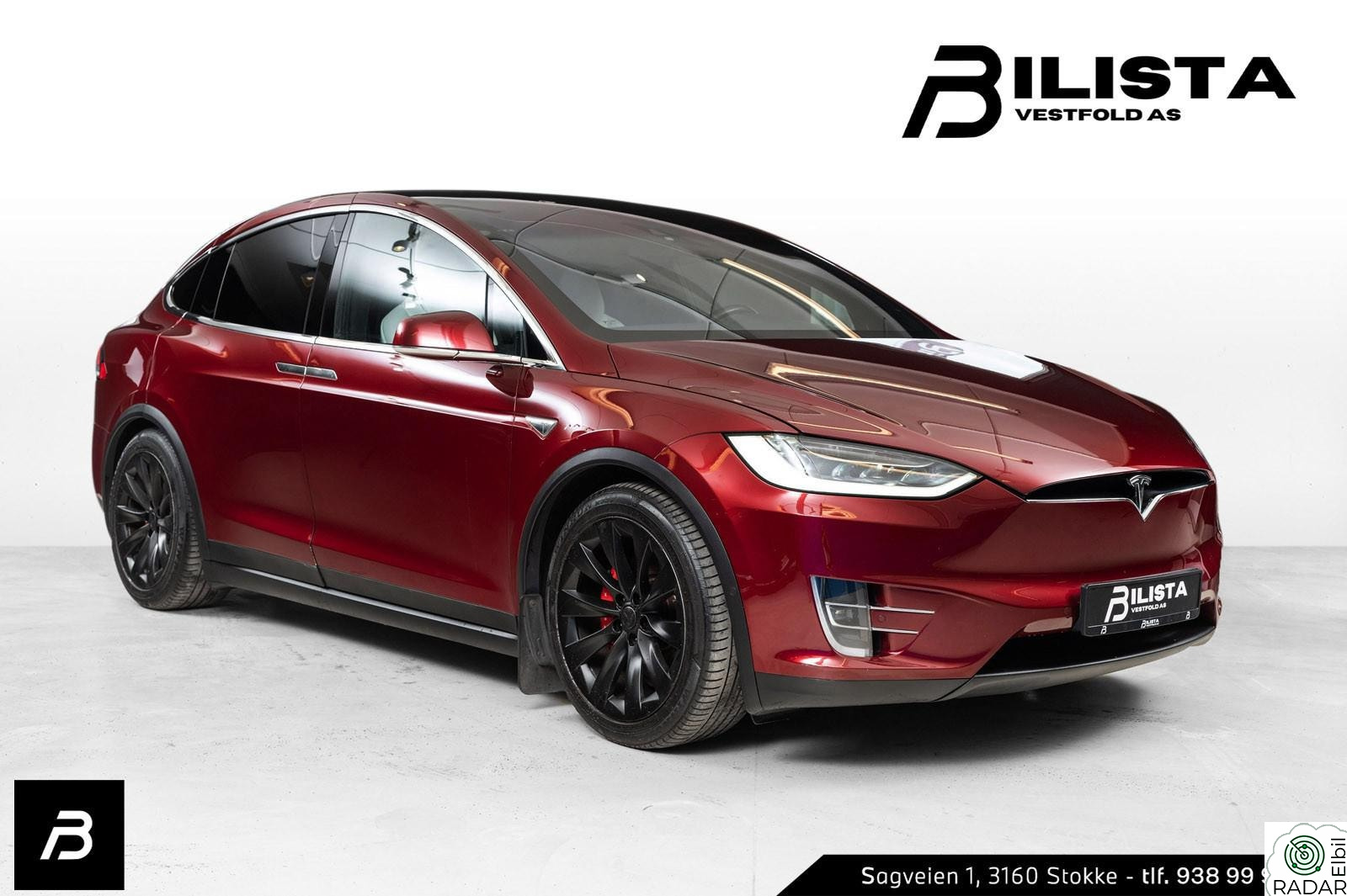 TESLA MOTORS Model X P90D 772 HK Toppmodell Gratis Lading 6s Krok Skinn ++