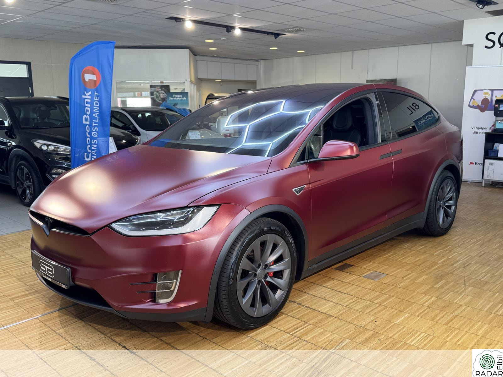 TESLA MOTORS Model X LUDICROUS SIGNATURE|GRATIS LADING|2016Mod|772Hk|7Seter