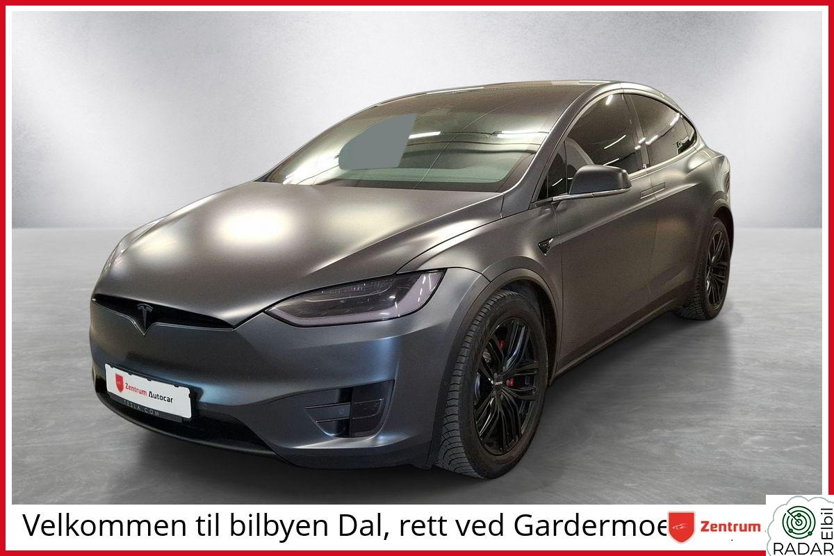TESLA Model X 100D LUDICROUS 6 seter Nytt batteri fra Tesla AP Krok