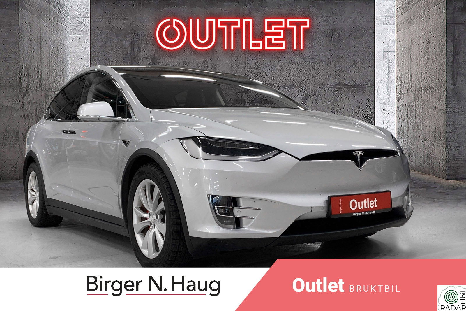 TESLA MOTORS Model X Performance AWD 7seter EU28 Kjøleseter Autopilot++