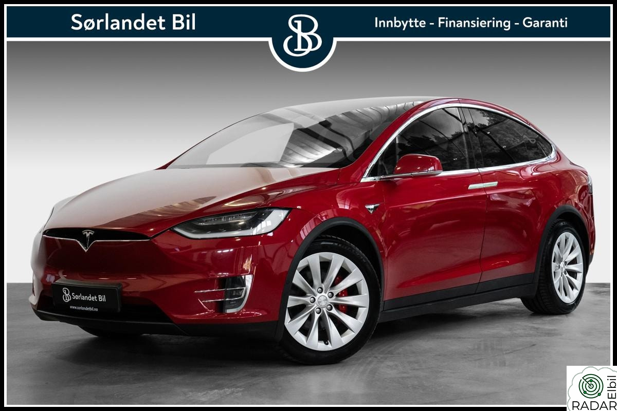 TESLA Model X P100D LUDICROUS / 7 SETER / FSD / CCS / KARBON
