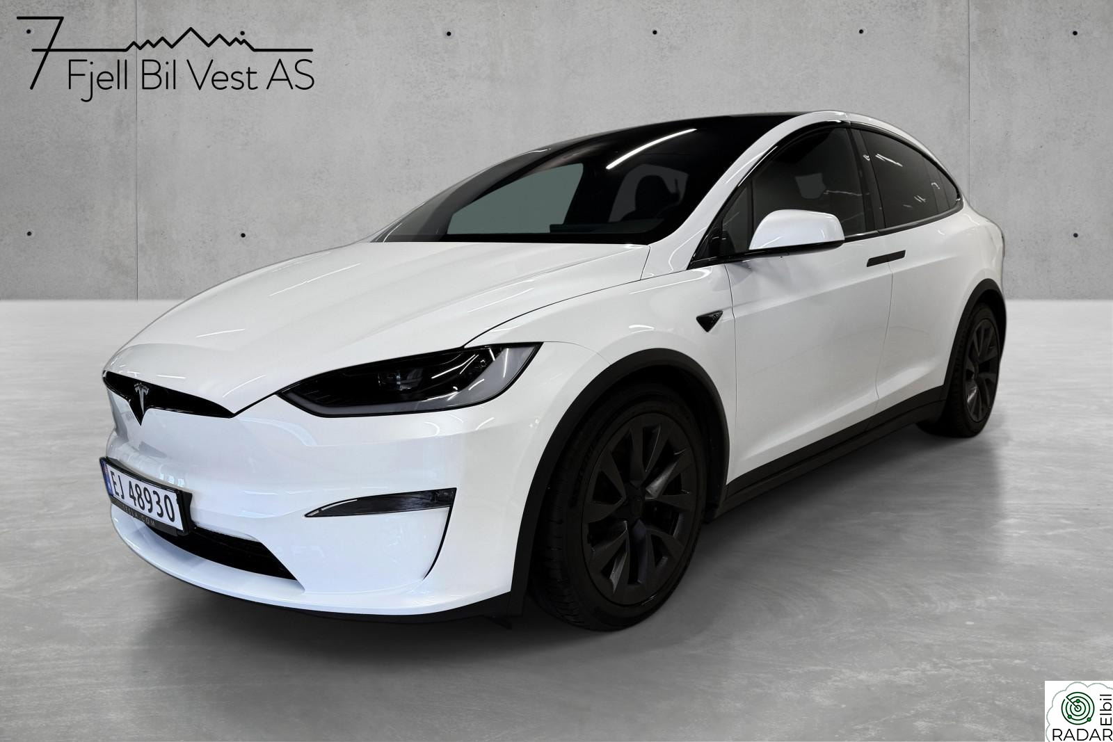 TESLA Model X LONG RANGE Premium Skinn Luft Krok 20+20 Ekstra Garanti