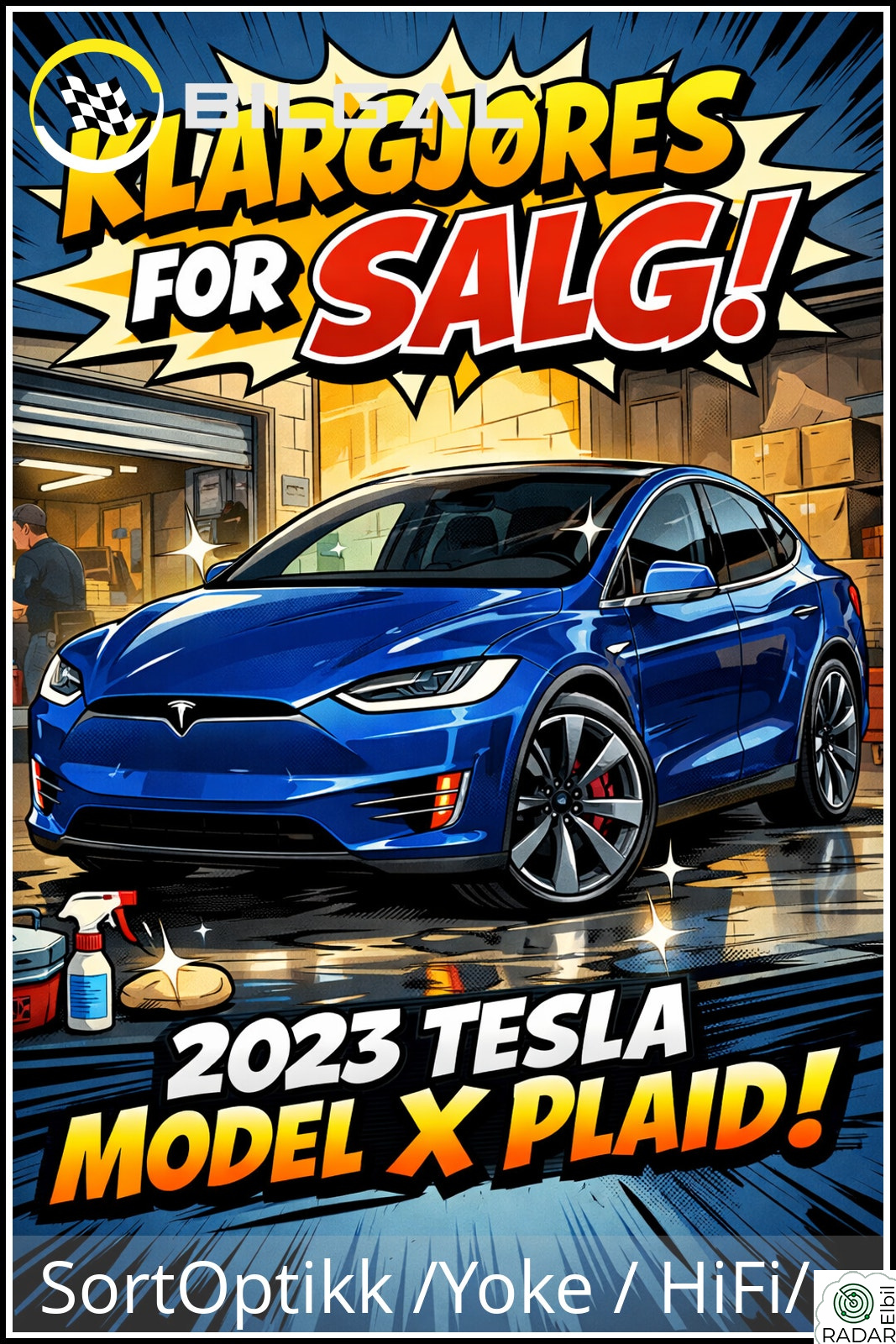 TESLA Model X PLAID 1020HK TriMotor 6Seter FSD-AutoPilot Krok PREMIUM