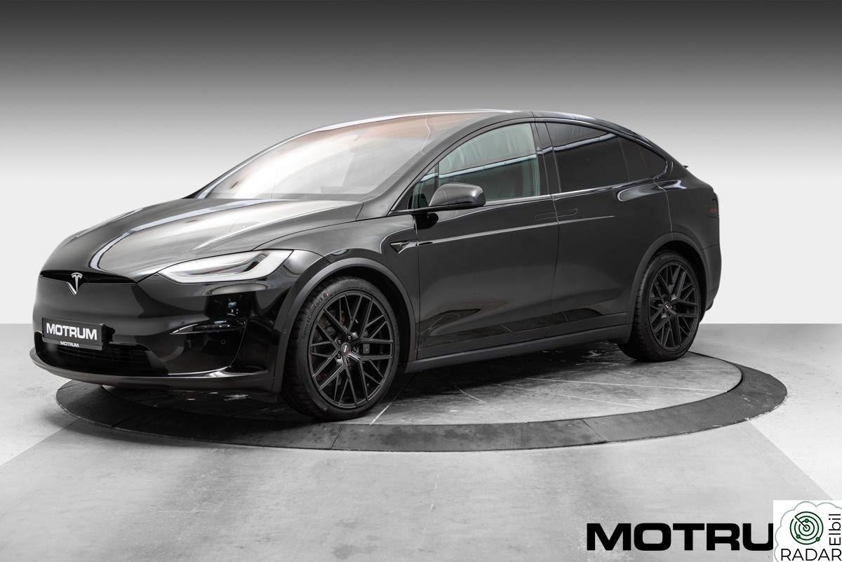 TESLA Model X PLAID 1020HK 6-Seter Premium m/Yoke Karbon Luft H.Feste