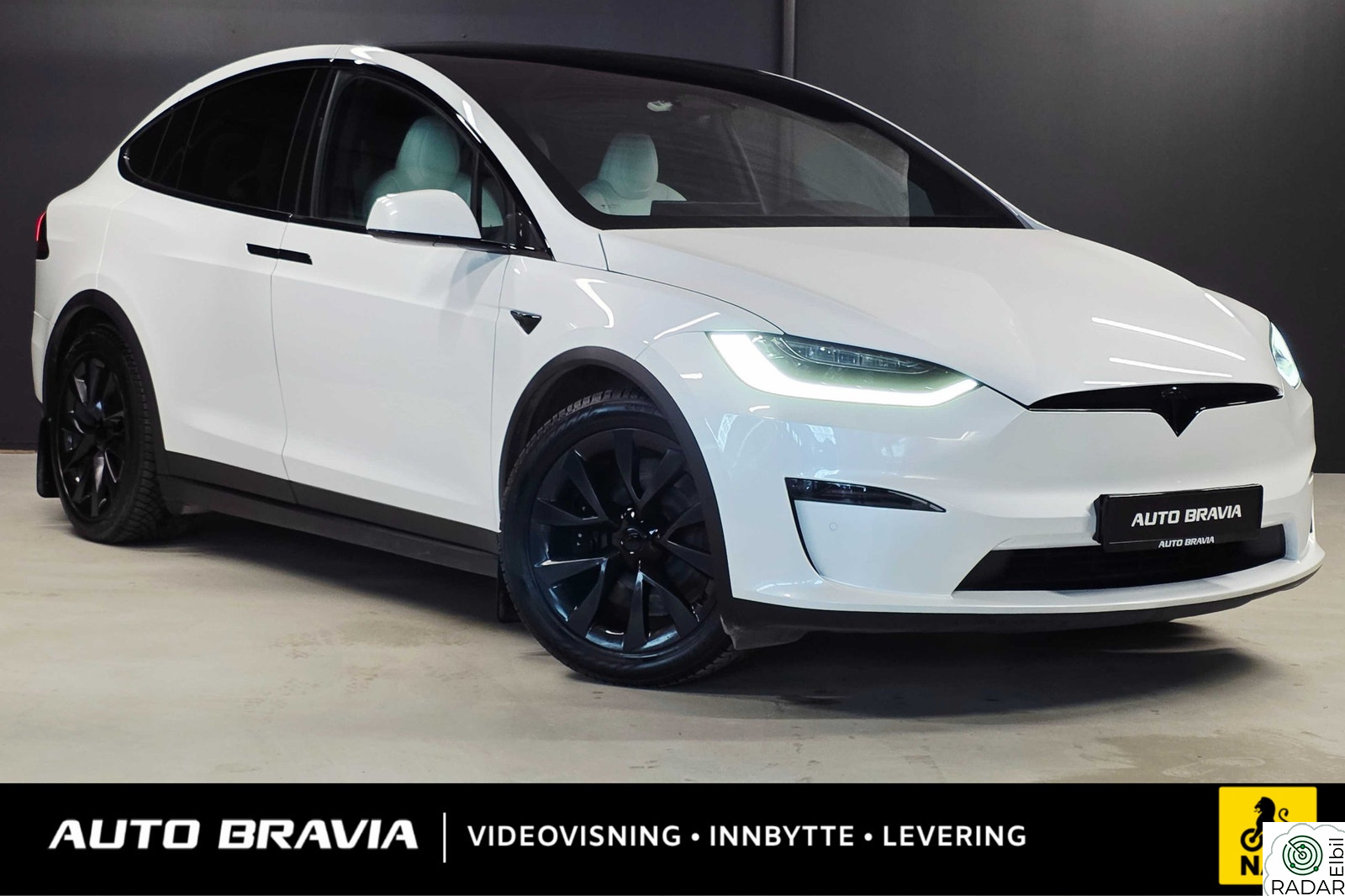 TESLA Model X PLAID/1020HK/543KM/KJØLING/YOKE/V.PUMPE/S+V/NAF TEST