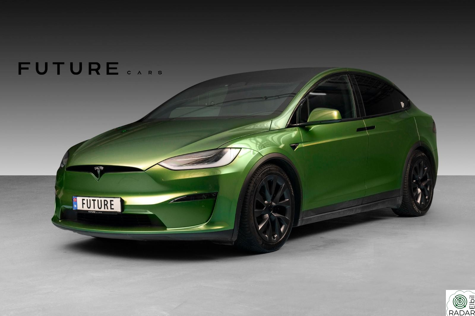 TESLA Model X PLAID 1020hk AP 6S Krok Norsk 22" + 20" Foliert
