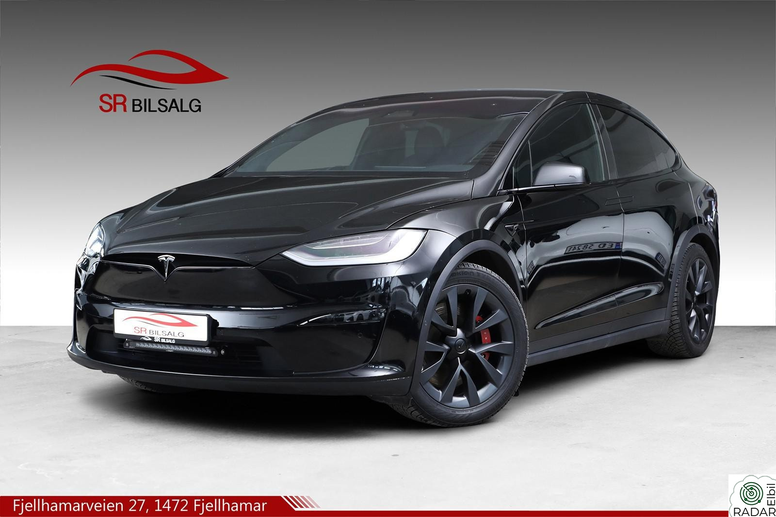 TESLA Model X PLAID 6-SETER/KROK/NORSK/AP/YOKE/PREMIUM/LAZER/20+20"