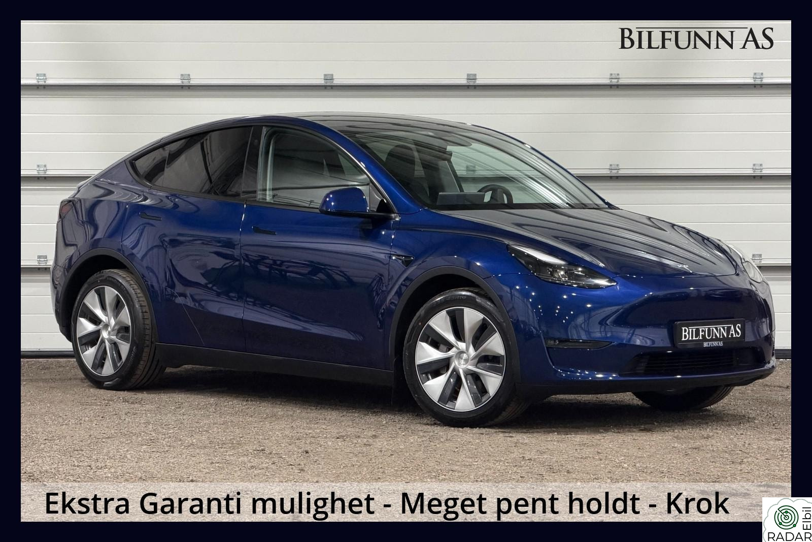 TESLA Model Y LR 4x4, Norsk, 1 eier, 19 000 km, Batteritest 95%, Krok