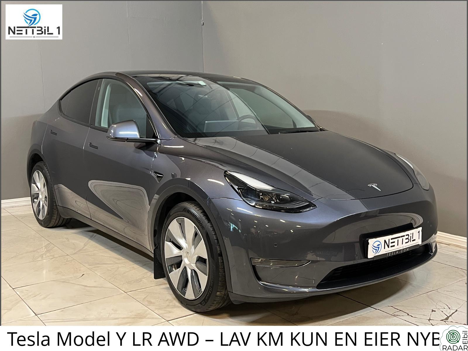 TESLA Model Y Tesla Model Y LR AWD - LAV KM KUN EN EIER NYBIL GARANTI
